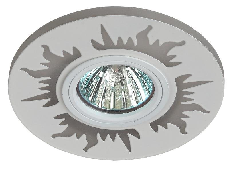 Светильник светодиодный DK LD30 WH /1 декор cо светодиодной подсветкой MR16 220V max 11W белый | Б0046910 | ЭРА — миниатюра 2