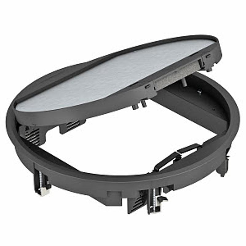 Лючок GESR9-2U (универсальный) 12xModul45 (полиамид,черный) (GESR9-2U12T 9011) | 7405466 | OBO Bettermann — миниатюра 2