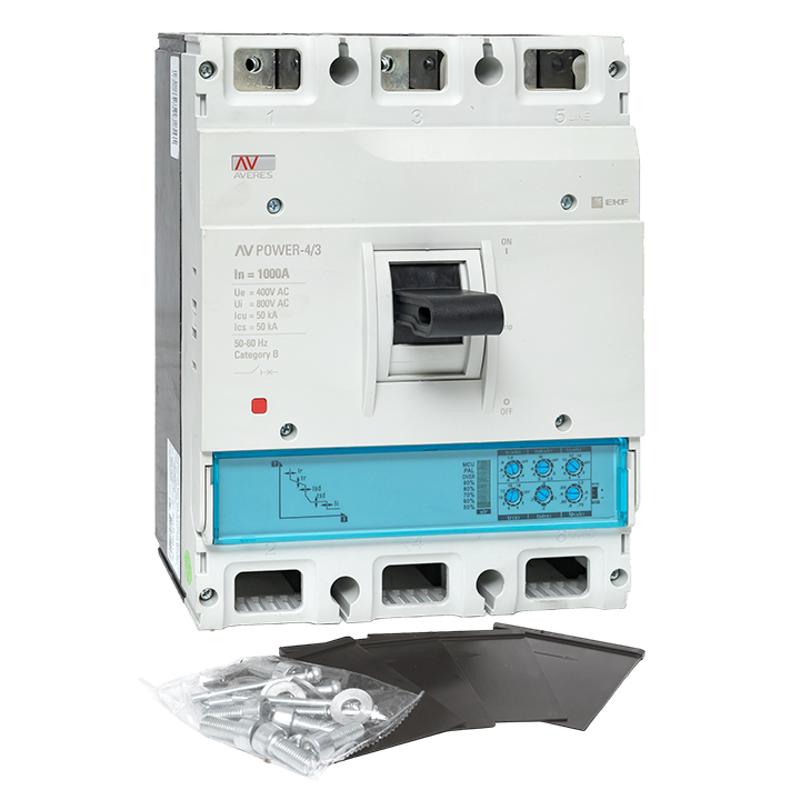 Выключатель автоматический AV POWER-4/3 1000А 50kA ETU2.0 | mccb-43-1000-2.0-av | EKF — миниатюра 6
