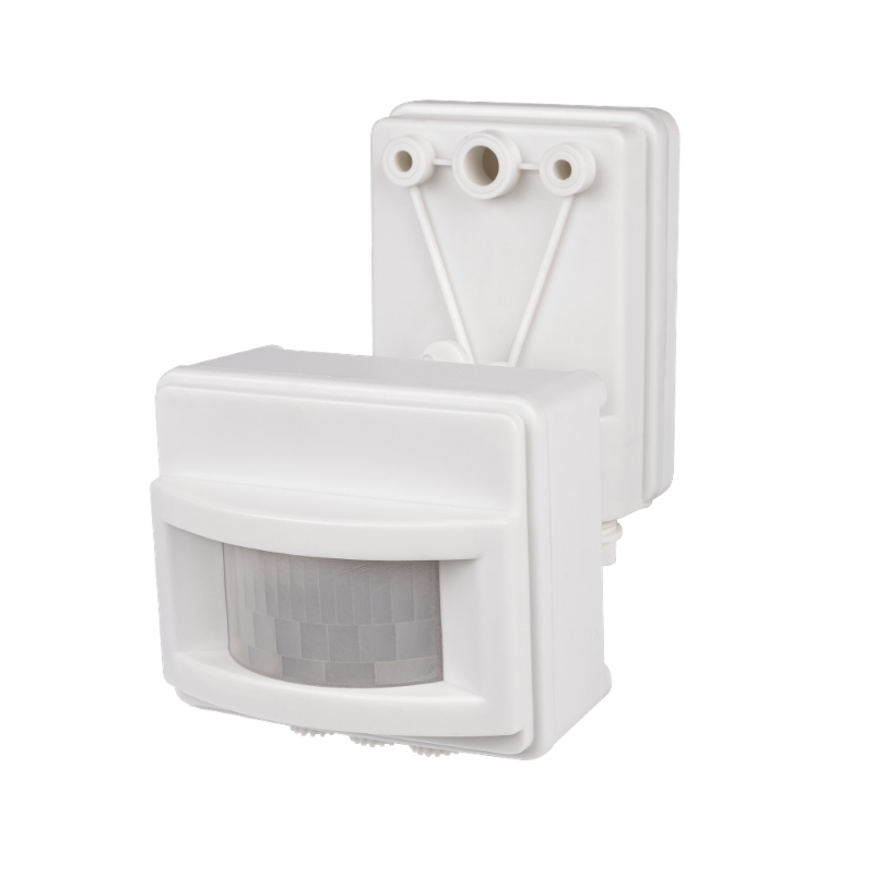 Датчик движения PMS-IR 017 1200Вт 120° 2-12м WH IP44a | .5012998 | Jazzway — Jazzway