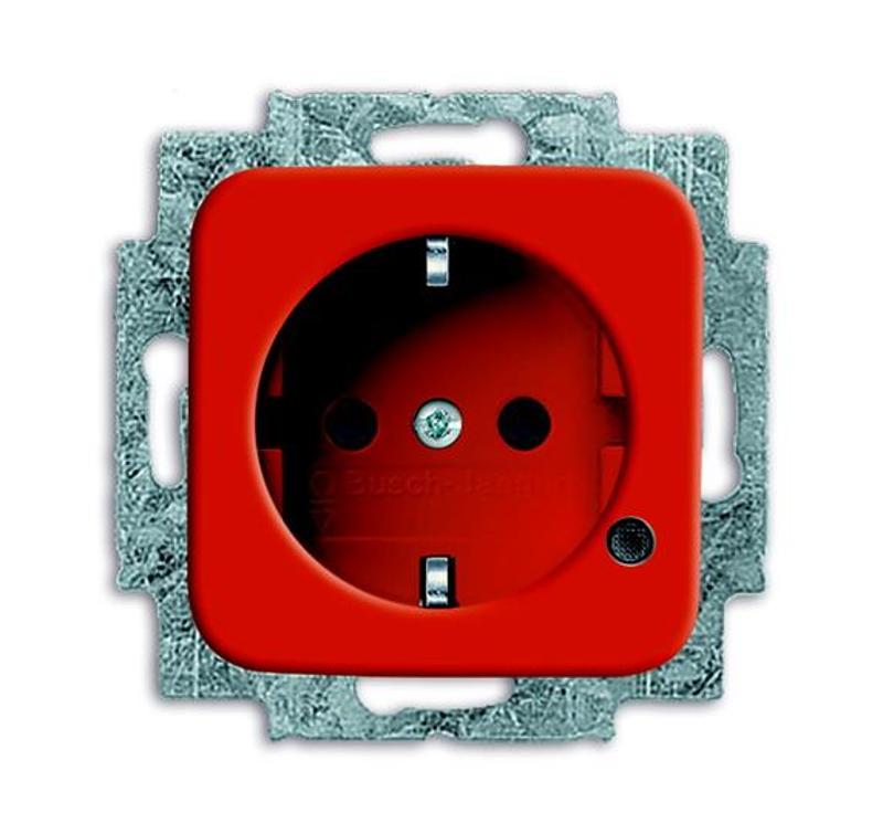 Розетка Schuko с индикацией LED, Duro, оранжевый | 2013-0-5283  | 2CKA002013A5283 | ABB — ABB