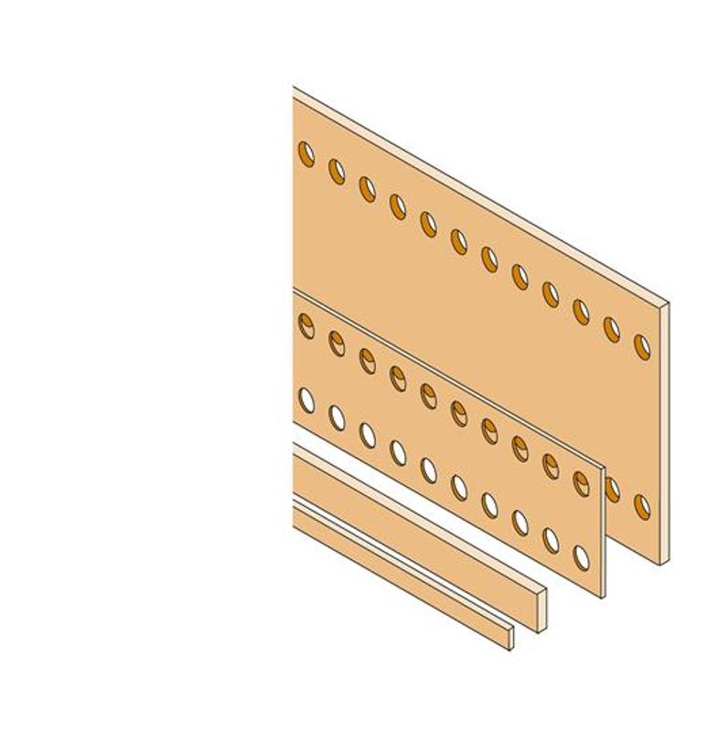 Шина медная плоская 40x5 L=1750мм|1STQ007404A0000 | ABB — ABB
