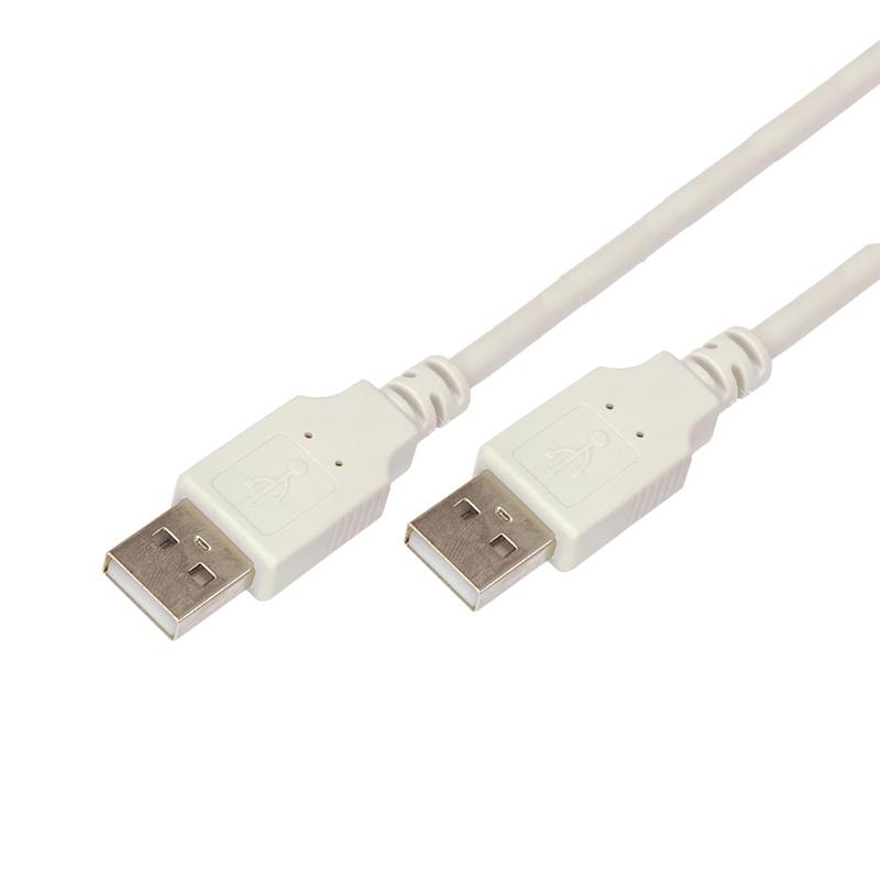 Шнур USB-A (male) штекер - USB-A (male) штекер, длина 3 метра (PE пакет) | 18-1146 | REXANT — REXANT