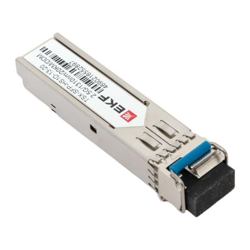SFP модуль 2,5 Гбит одинарное одномодовое оптоволокно 1310нм дальность 20км TSX |TSX-SFP-HS1D-13-20|EKF — миниатюра 12