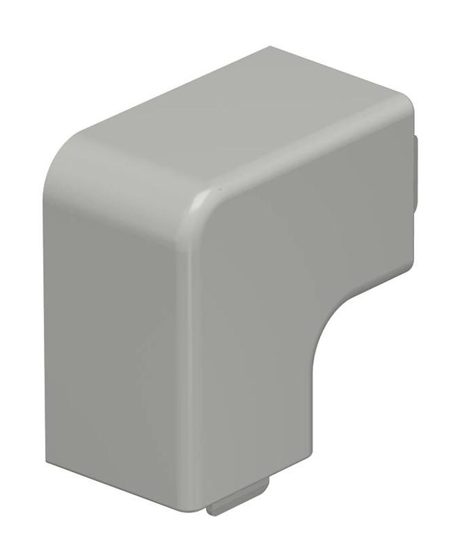 Крышка плоского угла кабельного канала WDK 25x25 мм (ПВХ,серый) (WDK HF25025GR) | 6158617 | OBO Bettermann — OBO Bettermann