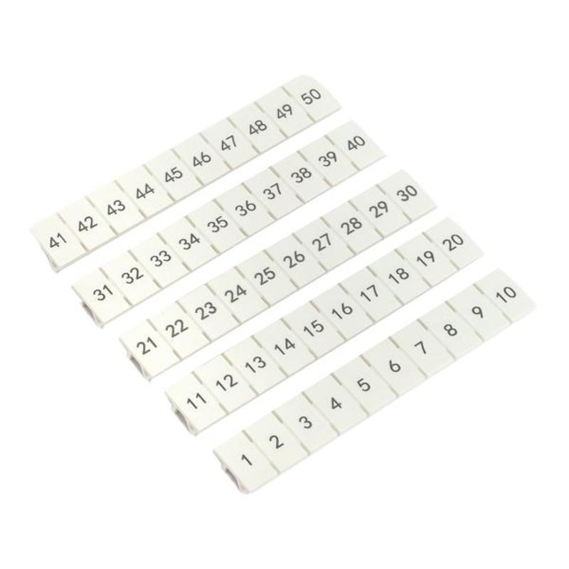 Маркировка для клемм 4 UT 1-50 (100 шт) | scr-ut-mrk-4-1-50 | EKF — EKF
