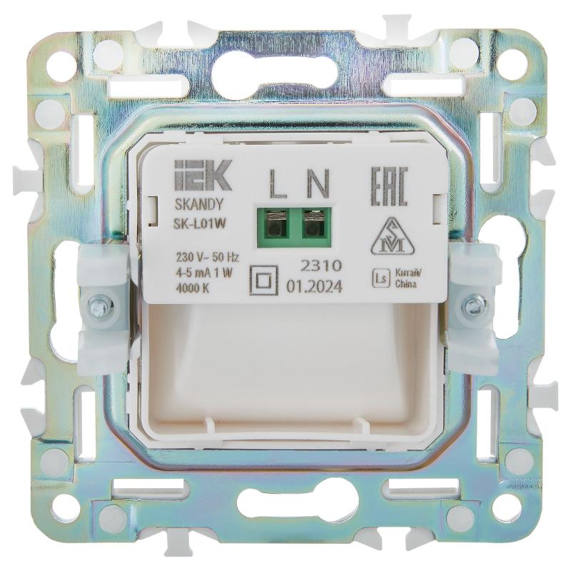 SKANDY Подсветка LED встраиваемая SK-L01W арктический белый | SK-FL20-K01 | IEK — миниатюра 3