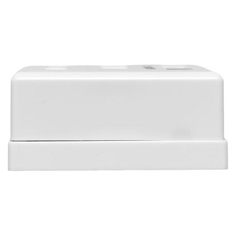 Розетка настенная TERACOM PRO Cat.6 неэкранированная 2 порта RJ-45 Dual IDC белая | TRP-WBOX-2RJ45-6UTP-WH | EKF — миниатюра 9