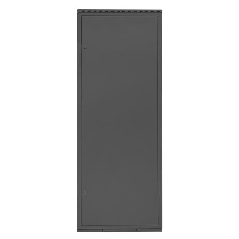 Шкаф напольный 19" TERACOM PRO 42U 600х1000 мм двери стеклянная с замком-ручкой и металлическая чёрный|TRP-NTC-4261-41B|EKF — миниатюра 2