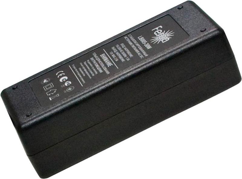 Трансформатор электронный для светодиодной ленты LB005  60W 12V (шнур 1.2 м) 115*60*32мм (драйвер) | 21490 | FERON — фото 1 | Sento