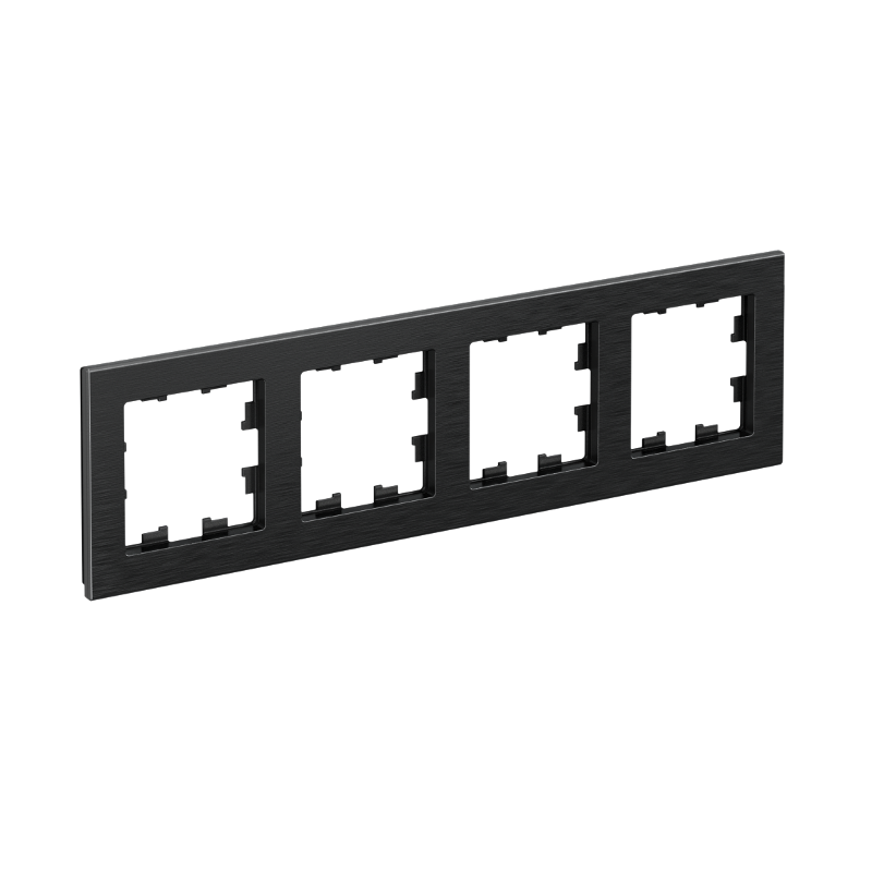 AtlasDesign Nature Металл Оникс Рамка 4-ая |ATN312304| SE — Systeme Electric