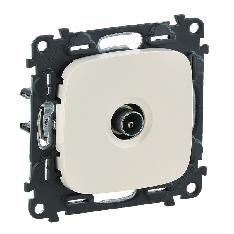 Valena ALLURE DIY Сл.кость Розетка TV "звезда" 0-2400 Мгц | 753851 | Legrand — Legrand