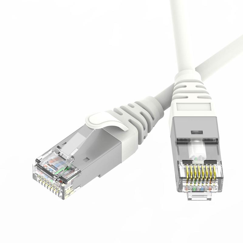 Патч-корд экранированный Ultra SLIM CAT6A S/FTP 4х2, 30 AWG, LSZH, белый, 3м | RN6ASF4530WH-30 | DKC — DKC (ДКС)