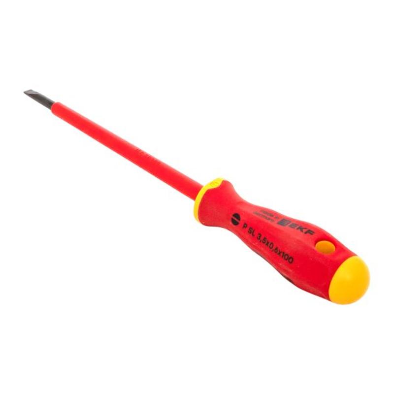 Отвертка Professional SL3.5х0.6 мм VDE 1000В |sl-3.5-0.6-pro-in|EKF — миниатюра 11