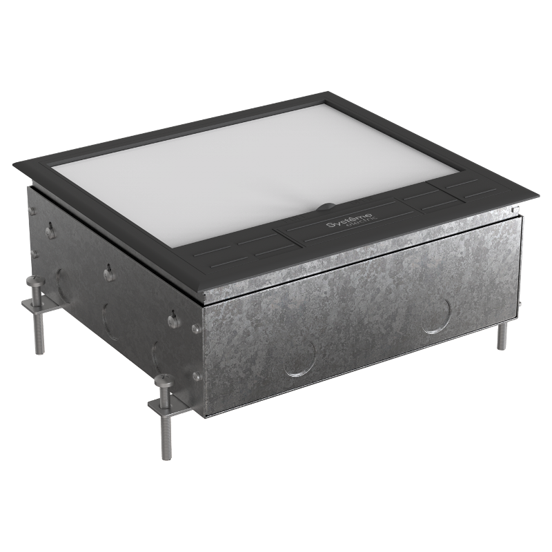 MultiDesk Люк на 12 модулей IP40 для бетонных полов с монтажной коробкой, тип MDK10 | MDK10212 | SE — миниатюра 8