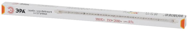 Лампа галогенная линейная  J333-2000W-R7s-230V (галоген, J333, 2000Вт, нейтр, R7s) (10/500/3000) | Б0048498 | ЭРА — миниатюра 2