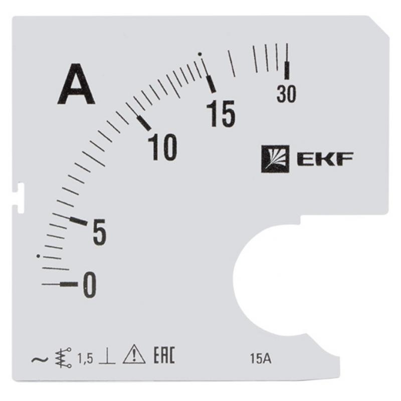 Шкала сменная для A961 15/5А-1,5 EKF PROxima | s-a961-15 | EKF — EKF