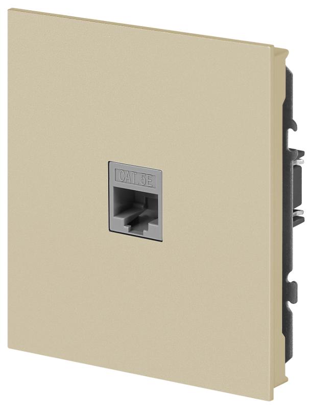 Розетка Arktik 16-3107-04 информационная RJ45 шампань | Б0070477 | ЭРА — миниатюра 4