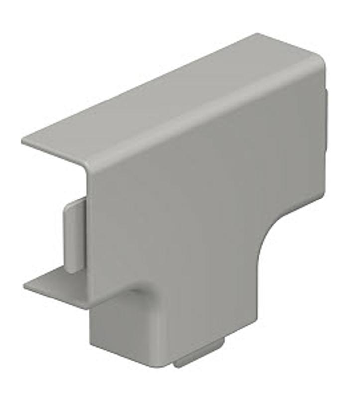Крышка T-образной секции кабельного канала WDK 15x30 мм (ПВХ,серый) (WDK HT15030GR) | 6158463 | OBO Bettermann — миниатюра 2