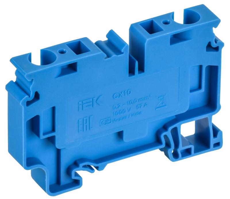 ARMAFIX Клемма пруж. CX10 BU 10мм2 проходная синяя| AF-CT40-00-K07-010| IEK — миниатюра 2