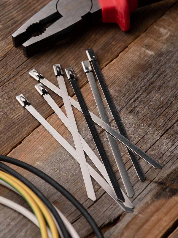 Хомут AISI 316 из нержавеющей стали, 4.6x125 (100 шт.) FlexLock PROxima|plc-fl-tss-316-4.6x125|EKF — миниатюра 4