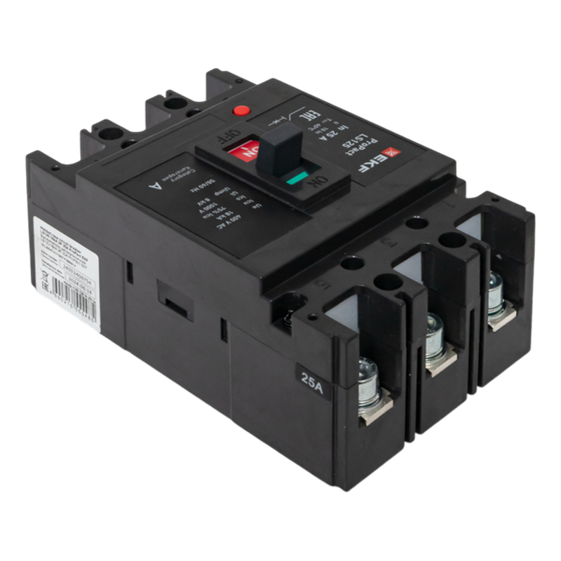 Выключатель автоматический LS125 18кА 3P 25А ProPact | mccb-125-18-3-25-ls | EKF — миниатюра 25