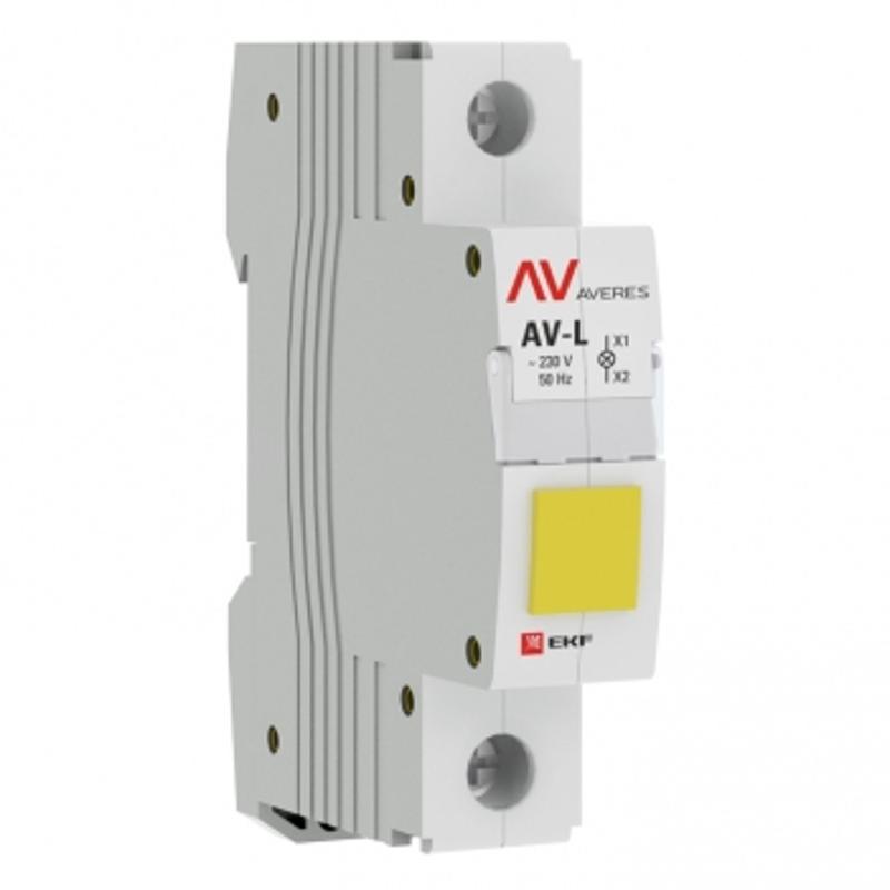 Лампа сигнальная AV-L желтая EKF AVERES | av-l-yellow-averes | EKF — EKF