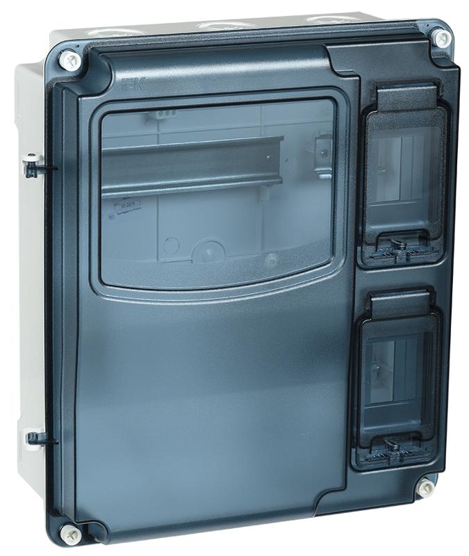 Корпус пластиковый навесной ЩУРн-П 3/6 IP66 PC (360х323х122м) KREPTA 3 | MSP3-N-06-66-L | IEK — IEK (ИЭК)