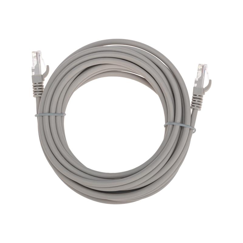Патч-корд U/UTP CAT 6, RJ45-RJ45, 26AWG, LSZH, серый, 5м REXANT | 02-0290-5 | REXANT — фото 1 | Sento