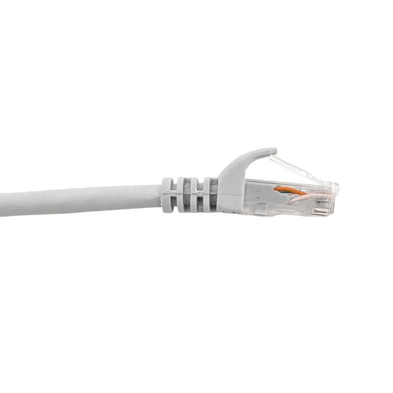 Патч-корд TERACOM Cat.5E (1Гбит/с) неэкранированный UTP оболочка PVC серый (3м) | TRC-5EUTP-PVC-3M-GY | EKF — миниатюра 3