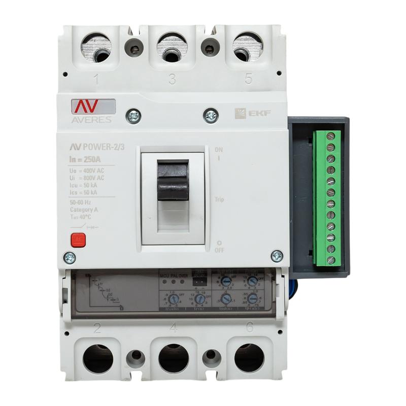 Выключатель автоматический AV POWER-2/3 250А 50kA ETU2.2 | mccb-23-250-2.2-av | EKF — миниатюра 8
