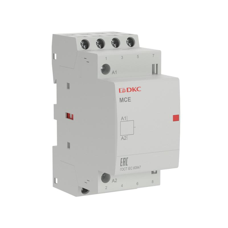 Контактор модульный YON max MCE 4п 25A 240В 4НО | MCE-25-40-A240 | DKC — DKC (ДКС)