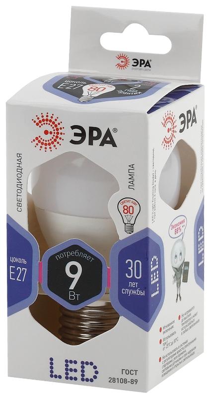 Лампа светодиодная LED P45-9W-860-E27 | Б0031412 | ЭРА — миниатюра 2