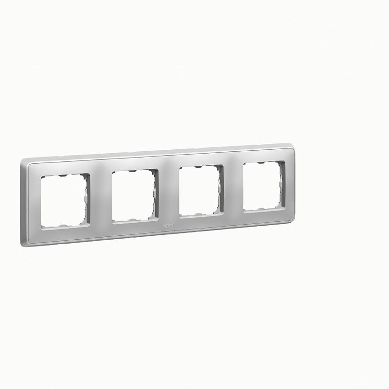 Cariva DIY Рамка 4 поста алюминий | 695994 | Legrand — Legrand
