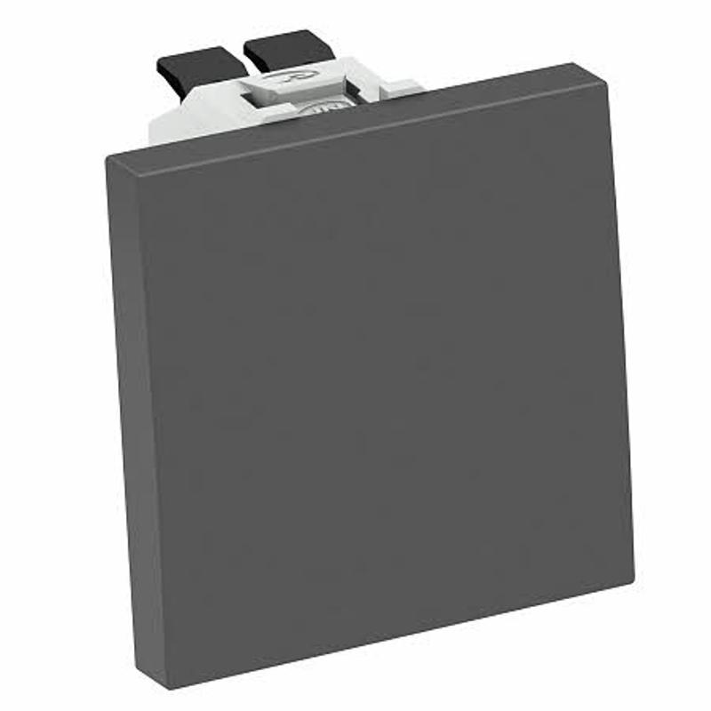 Переключатель одноклавишный 1-полюсный 10A 250В 1 модуль Modul45, 45х45 мм черный | 6120934 | OBO Bettermann — миниатюра 2