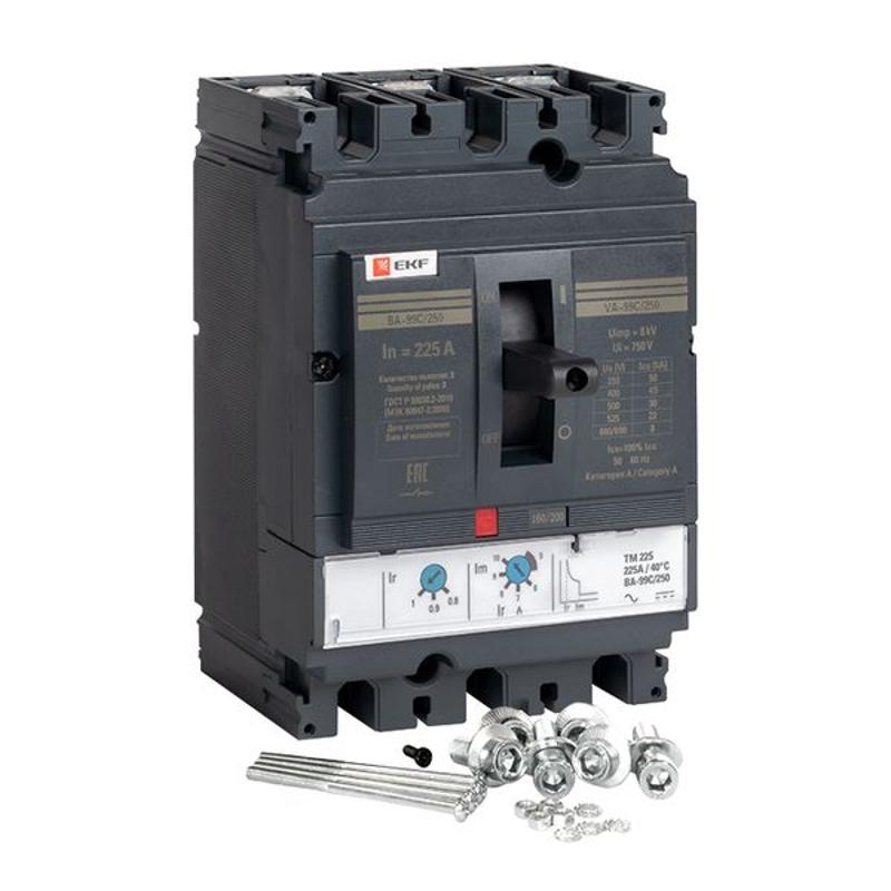 Выключатель автоматический ВА-99C (Compact NS) 250/225А 3P 45кА EKF PROxima | mccb99C-250-225 | EKF — миниатюра 10