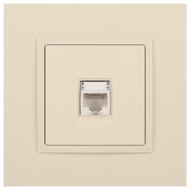 14-3107-02 Розетка RJ45, IP20, сл.кость | Б0034303 | ЭРА — миниатюра 3