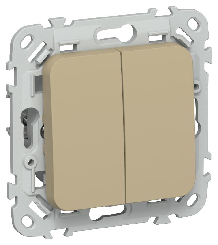 FLITE Переключатель 2-клавишный 10А ВС62-1-0-ФлХ хаки | FI-V22-0-10-1-K59 | IEK — IEK (ИЭК)