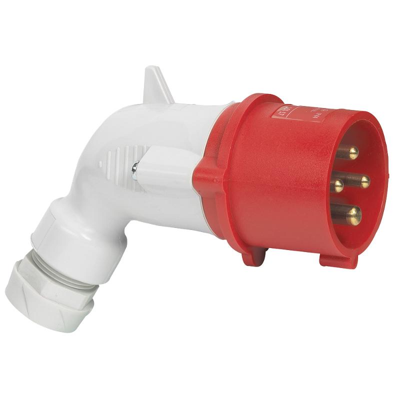 Вилка моб.угл. 16А 3К+З 380В IP44 | 056457 | Legrand — Legrand