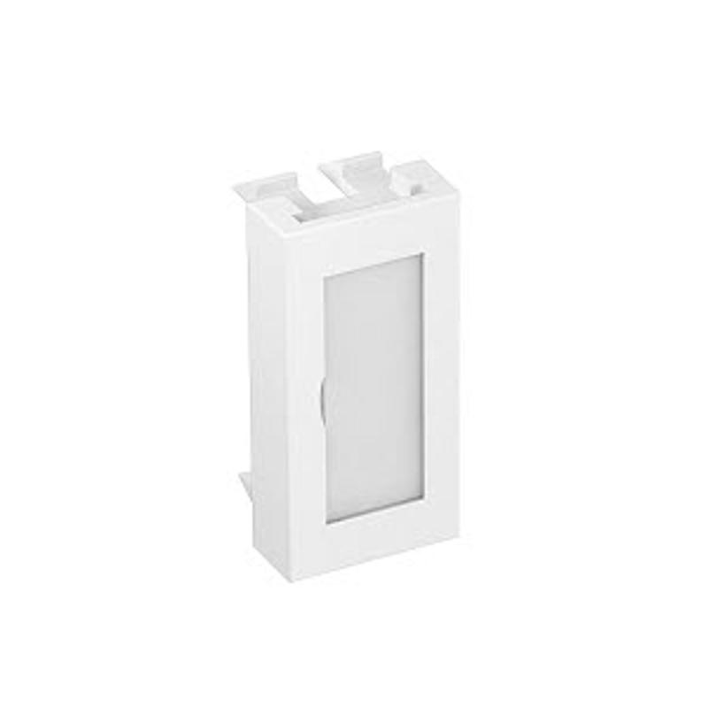 Заглушка с полем для маркировки Modul45 45x22,5 мм (черный) (ADP-BF SWGR0.5) | 6117411 | OBO Bettermann — миниатюра 2