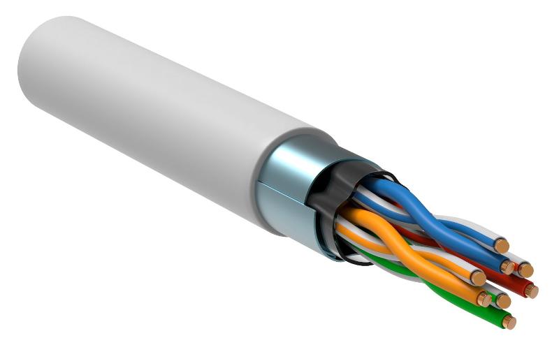ITK Витая пара F/UTP 5E 4х2х24AWG LSLTx белый (305м) РФ/С | LC1-C5E04-398-S-R | ITK — ITK