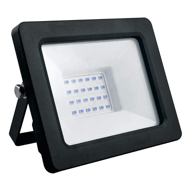 Прожектор светодиодный 50W синий AC220V/50Hz IP65, в черном компактном корпусе, LL-905 | 41523 | FERON — фото 1 | Sento