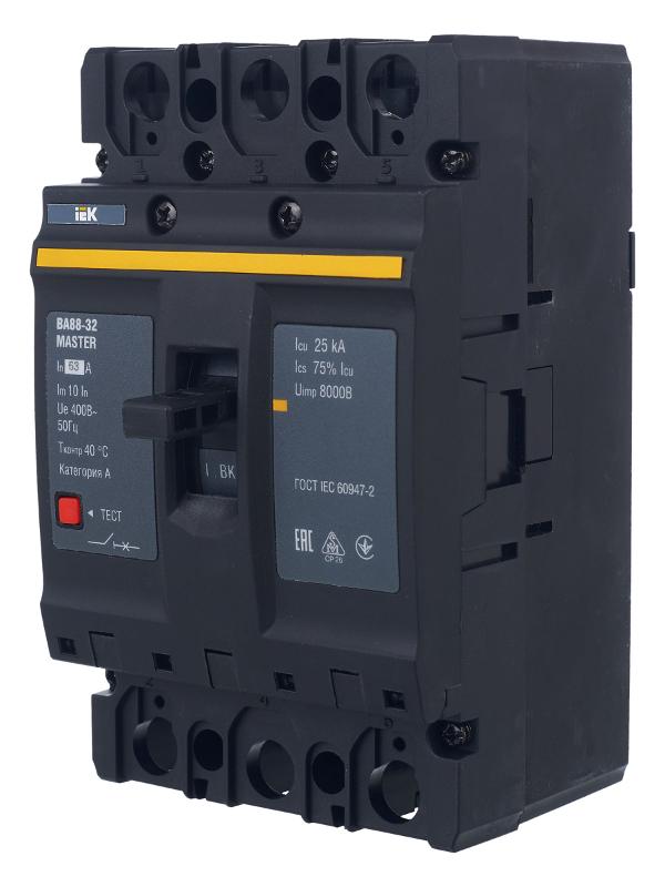 Выкл. авт. ВА88-32 3Р 63А 25кА MASTER IEK | SVA10-3-0063-02 | IEK — миниатюра 9
