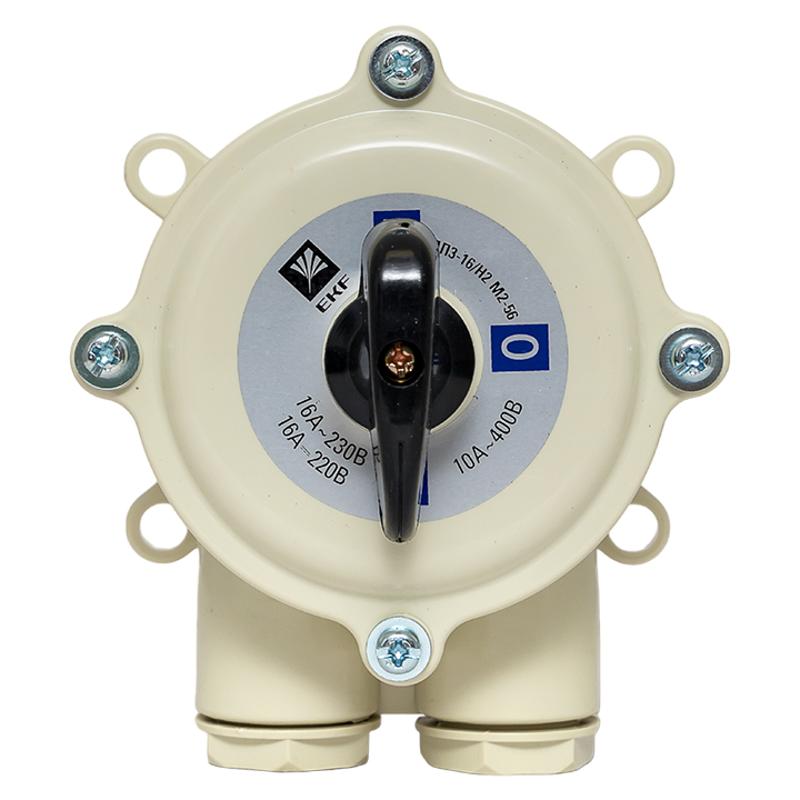 Пакетный  переключатель ПП 3-16/Н2 М2 пл. IP56 EKF PROxima | pp-3-16-4 | EKF — миниатюра 6