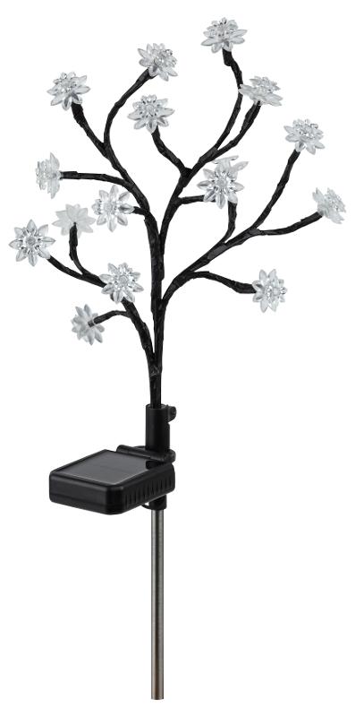 Садовый светильник Сакура ERASF22-60 на солнечной батарее, 16LED, 32 см | Б0057655 | ЭРА — миниатюра 1