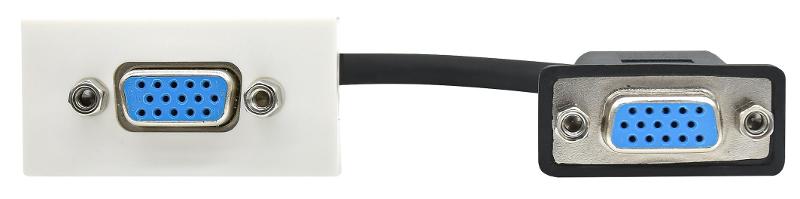 PRIMER РКМ-10-20-П Розетка VGA M/M (1 мод.) бел. | PR-KK40D-RV-0-1-K01 | IEK — IEK (ИЭК)