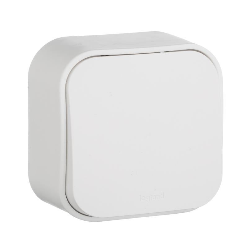 Quteo Белый Выключатель 1-клавишный 10А | 782200 | Legrand — Legrand