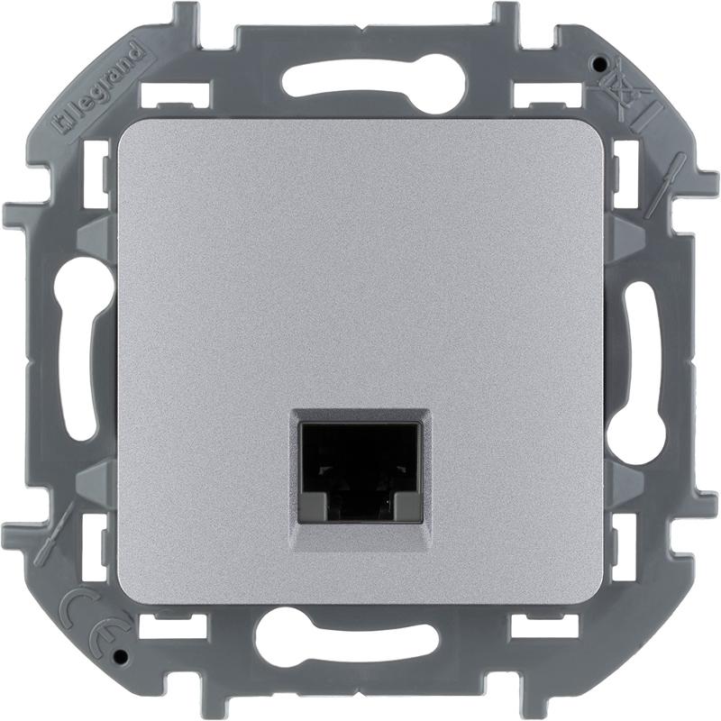 Inspiria Алюминий розетка компьютерная RJ45 С/У категория 6 UTP — миниатюра 5