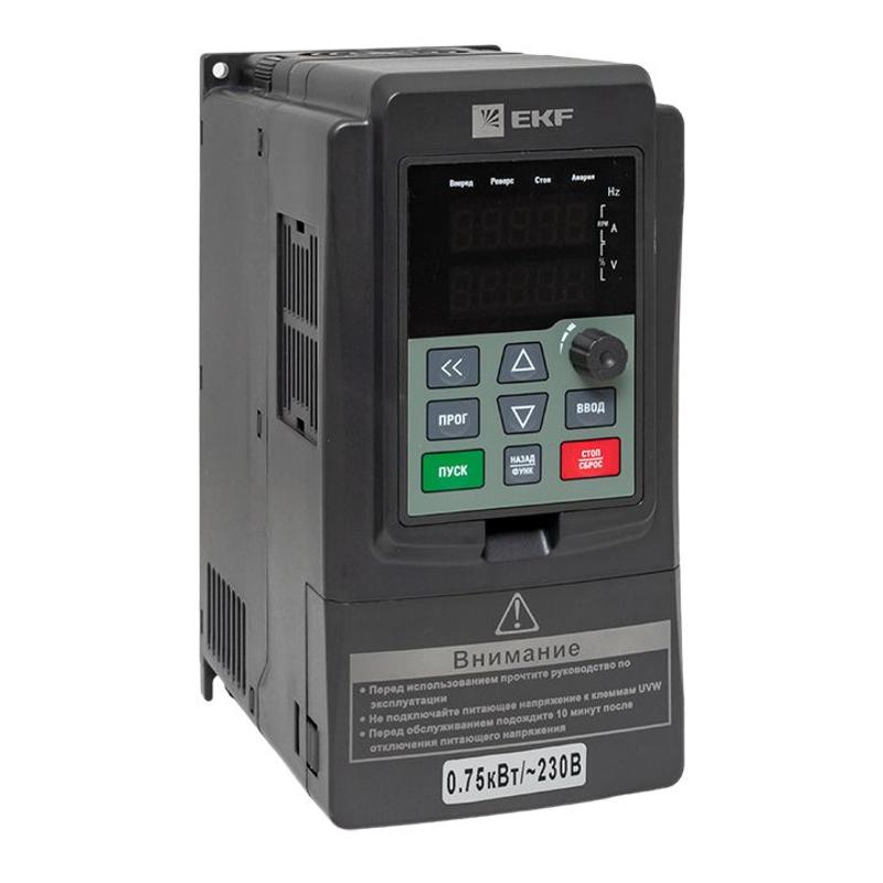 Преобразователь частоты 0,75/1,5кВт 1х230В VECTOR-100 EKF PROxima | VT100-0R7-1B | EKF — EKF