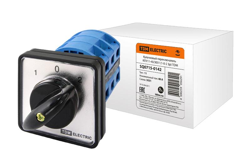 Кулачковый переключатель КПУ11-40/3031  | SQ0715-0142 | TDM — TDM ELECTRIC